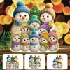 image:imagePersonalized 3D Snowman LED Light Box Christmas Grandma Grandpa Snowman with Kids Name LED Night Light 3D Effect Gift for Grandma Nana Gigi from Granddaughter Grandson on ChristmasSNOWMAN01