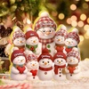 image:imagePersonalized 3D Snowman LED Light Box Christmas Grandma Grandpa Snowman with Kids Name LED Night Light 3D Effect Gift for Grandma Nana Gigi from Granddaughter Grandson on ChristmasSNOWMAN02