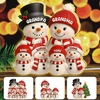 image:imagePersonalized 3D Snowman LED Light Box Christmas Grandma Grandpa Snowman with Kids Name LED Night Light 3D Effect Gift for Grandma Nana Gigi from Granddaughter Grandson on ChristmasSNOWMAN04