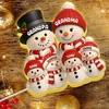 image:imagePersonalized 3D Snowman LED Light Box Christmas Grandma Grandpa Snowman with Kids Name LED Night Light 3D Effect Gift for Grandma Nana Gigi from Granddaughter Grandson on ChristmasSNOWMAN04