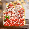 image:imagePersonalized 3D Snowman LED Light Box Christmas Grandma Grandpa Snowman with Kids Name LED Night Light 3D Effect Gift for Grandma Nana Gigi from Granddaughter Grandson on ChristmasSNOWMAN05