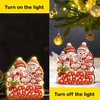 image:imagePersonalized 3D Snowman LED Light Box Christmas Grandma Grandpa Snowman with Kids Name LED Night Light 3D Effect Gift for Grandma Nana Gigi from Granddaughter Grandson on ChristmasSNOWMAN05