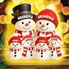 image:imagePersonalized 3D Snowman LED Light Box Christmas Grandma Grandpa Snowman with Kids Name LED Night Light 3D Effect Gift for Grandma Nana Gigi from Granddaughter Grandson on ChristmasSNOWMAN04